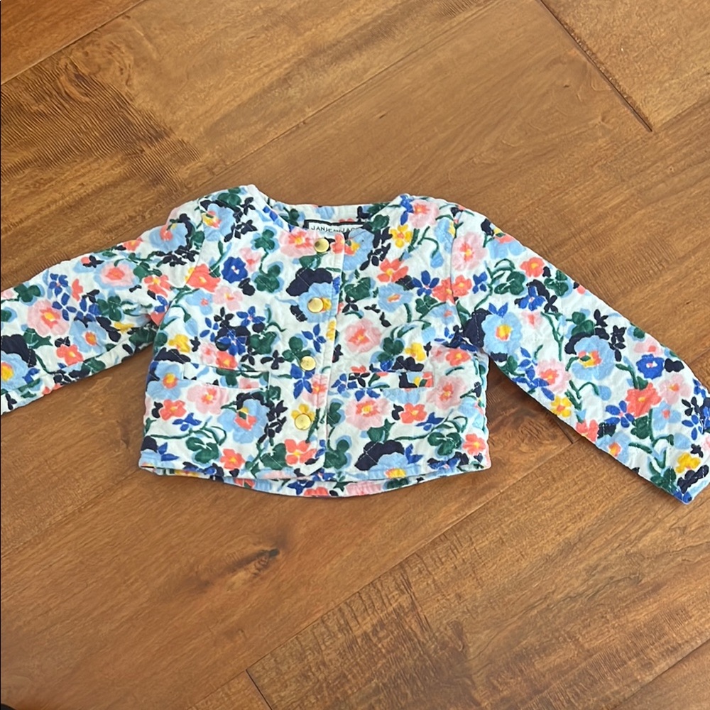 Janie and Jack collection Floral Embroidered Jacket 18-24 mos